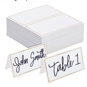 100 Greetings Place Cards for Table Setting wedding